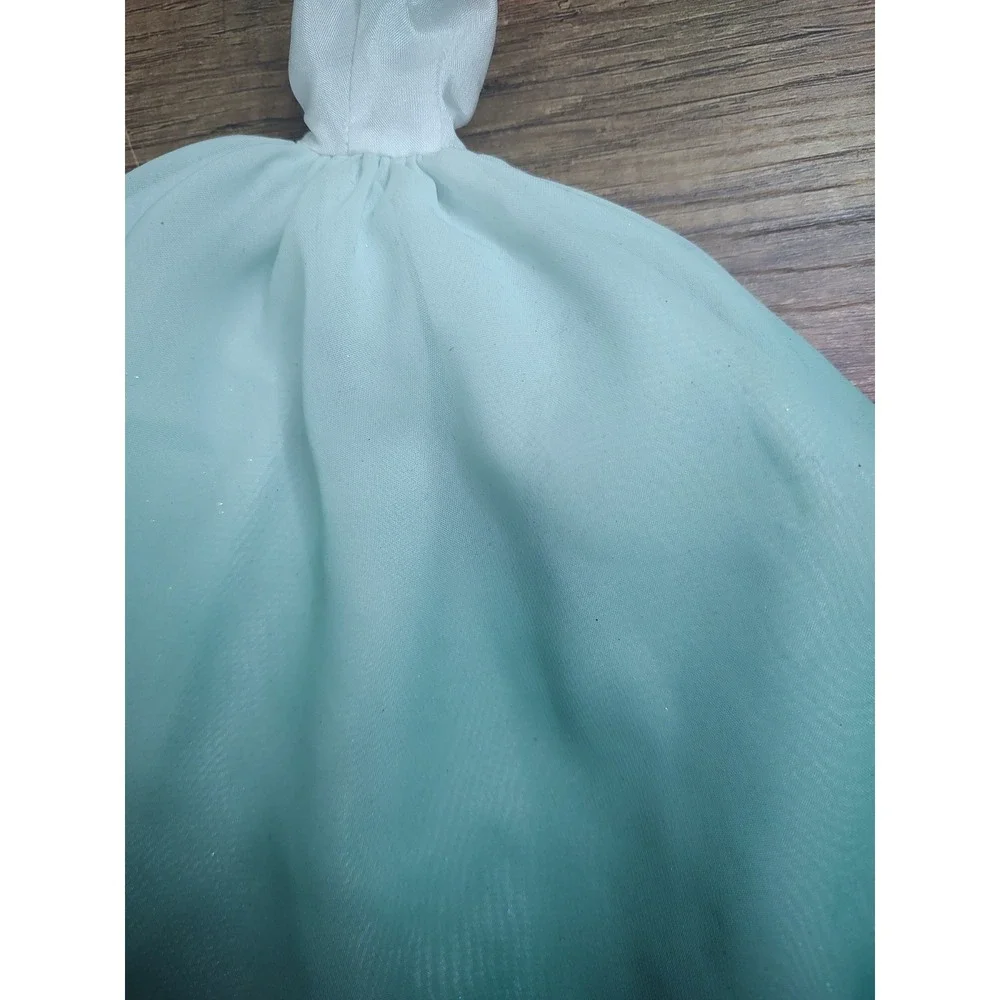 Barbie Doll Fashion Green Ombre Formal Ballroom Gown Dress A5